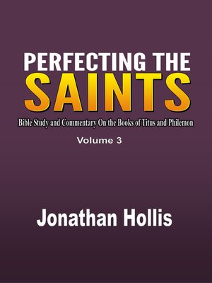 cover image of Perfecting the saints